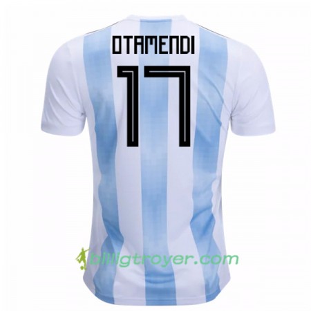 Billige Fotballdrakter Argentina Otamendi 17 VM 2018 Hjemmedraktsett